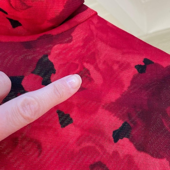 90’s American vintage sheer mesh maxi dress - Picture 13 of 14